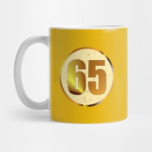 60 s retro vintage Golden Years 65 Mug